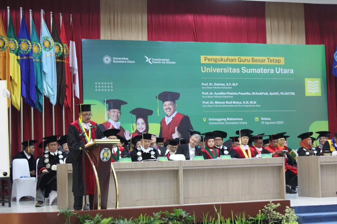 Pengukuhan Guru Besar Tetap Bidang Ilmu Ekologi Umum FMIPA