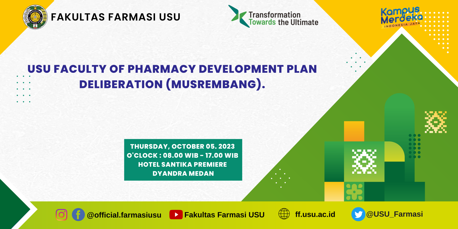 USU Faculty of Pharmacy Development Plan Deliberation (musrembang)