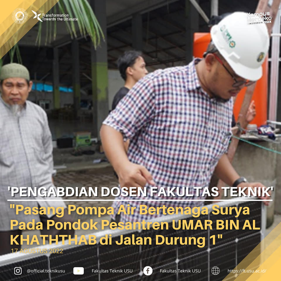 Installation of Solar Powered Water Pump at Umar Bin Al Khattab Boarding School