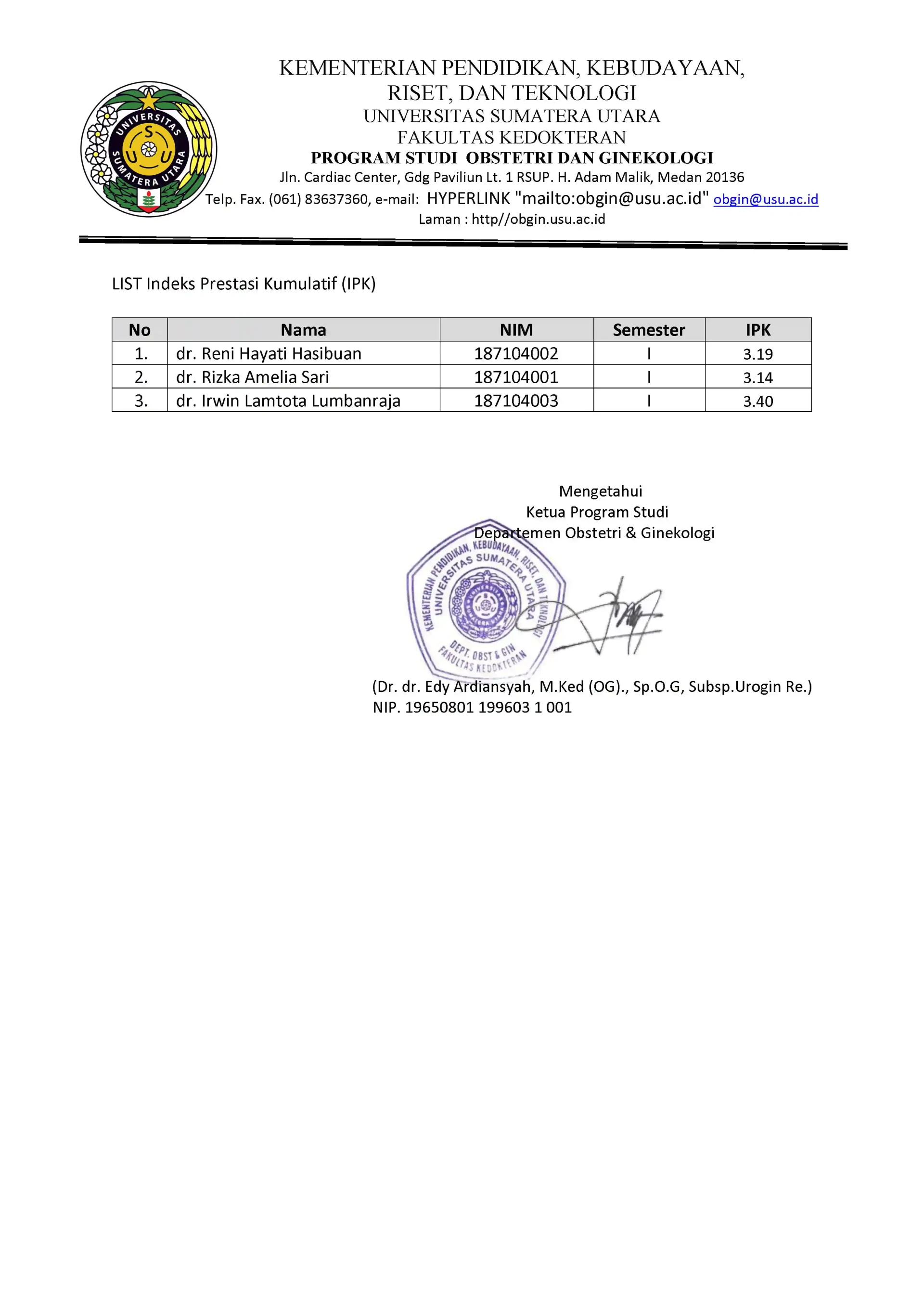 GPA as of Semester 11
