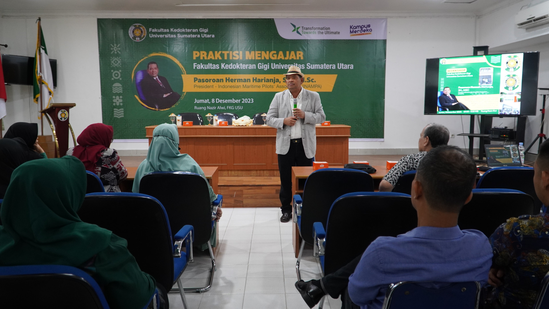 Workshop Peningkatan Kompetensi Dosen dan Tenaga Kependidikan FKG USU: Fokus pada Leadership dan Soft Skills dalam Dunia Pendidikan Era Globalisasi 5.0