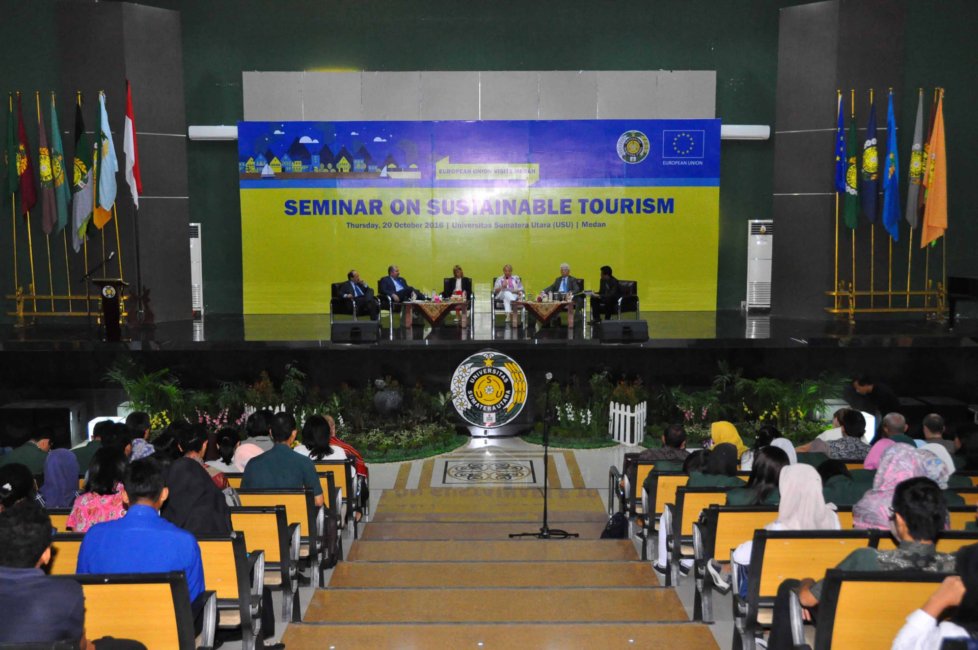 EU Delegation Discusses North Sumatra Tourism at USU