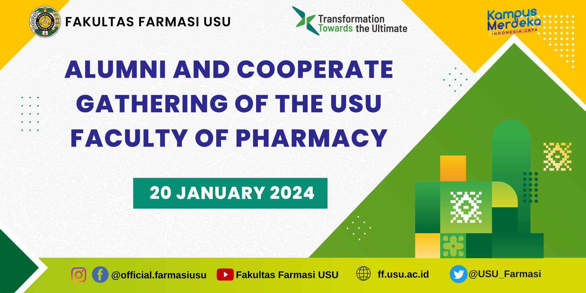 Alumni and Cooperate Gathering of The USU Faculty of Pharmacy