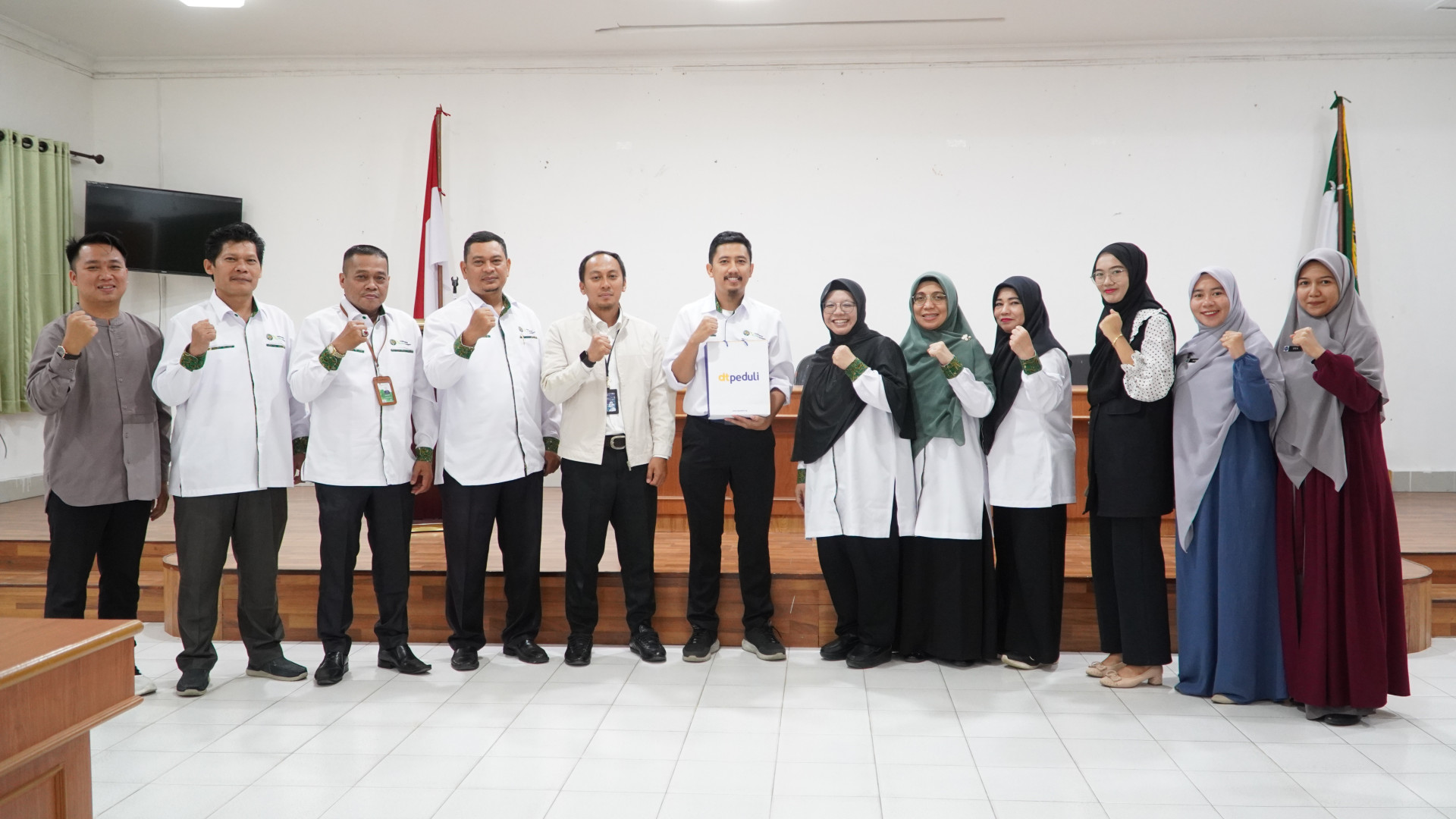 Kolaborasi antara  BTN Syariah, DT Peduli dan FKG USU terjalin dalam Pelaksanaan Qurban Tahun Ini