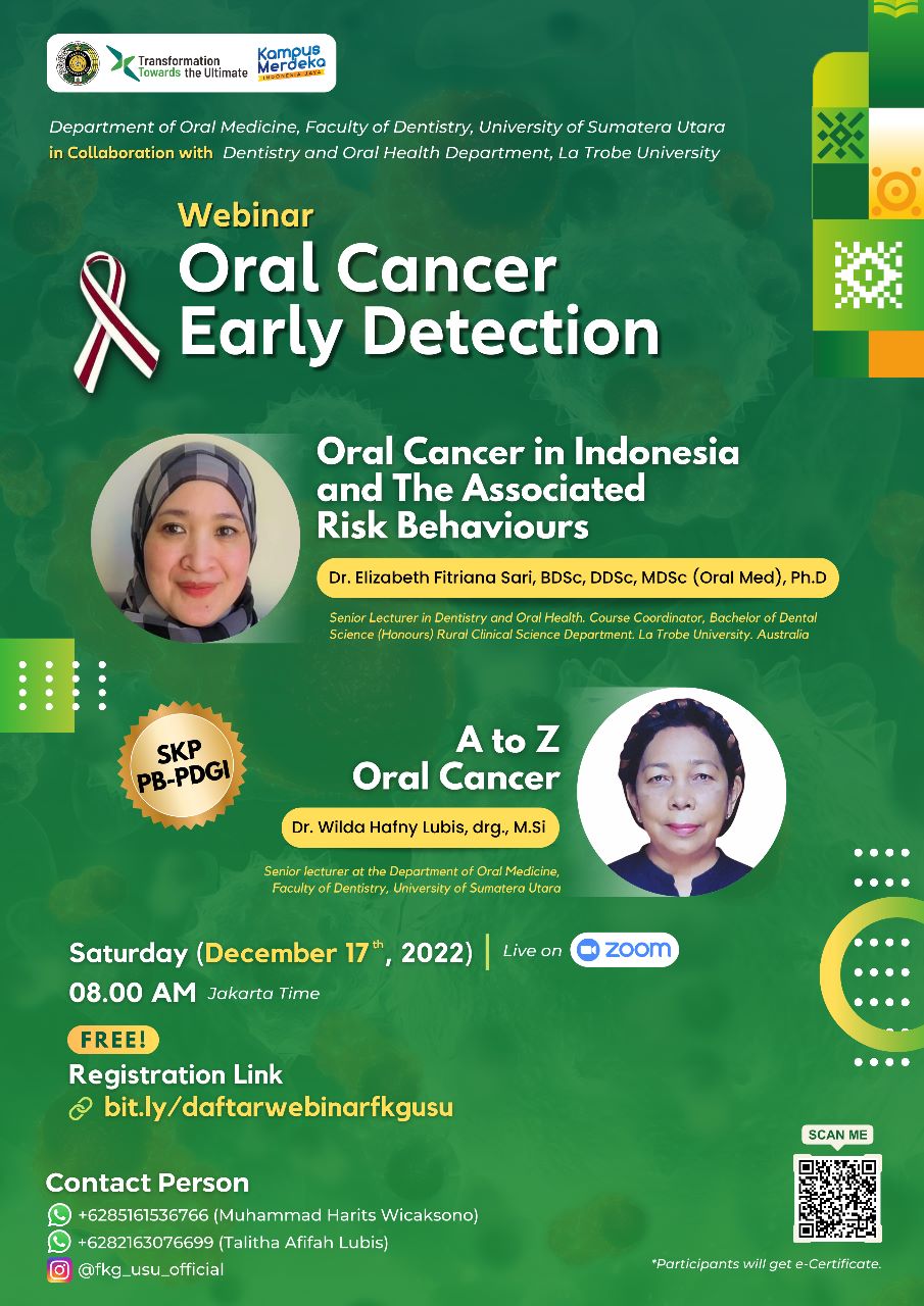 Webinar Oral Cancer Early Detection