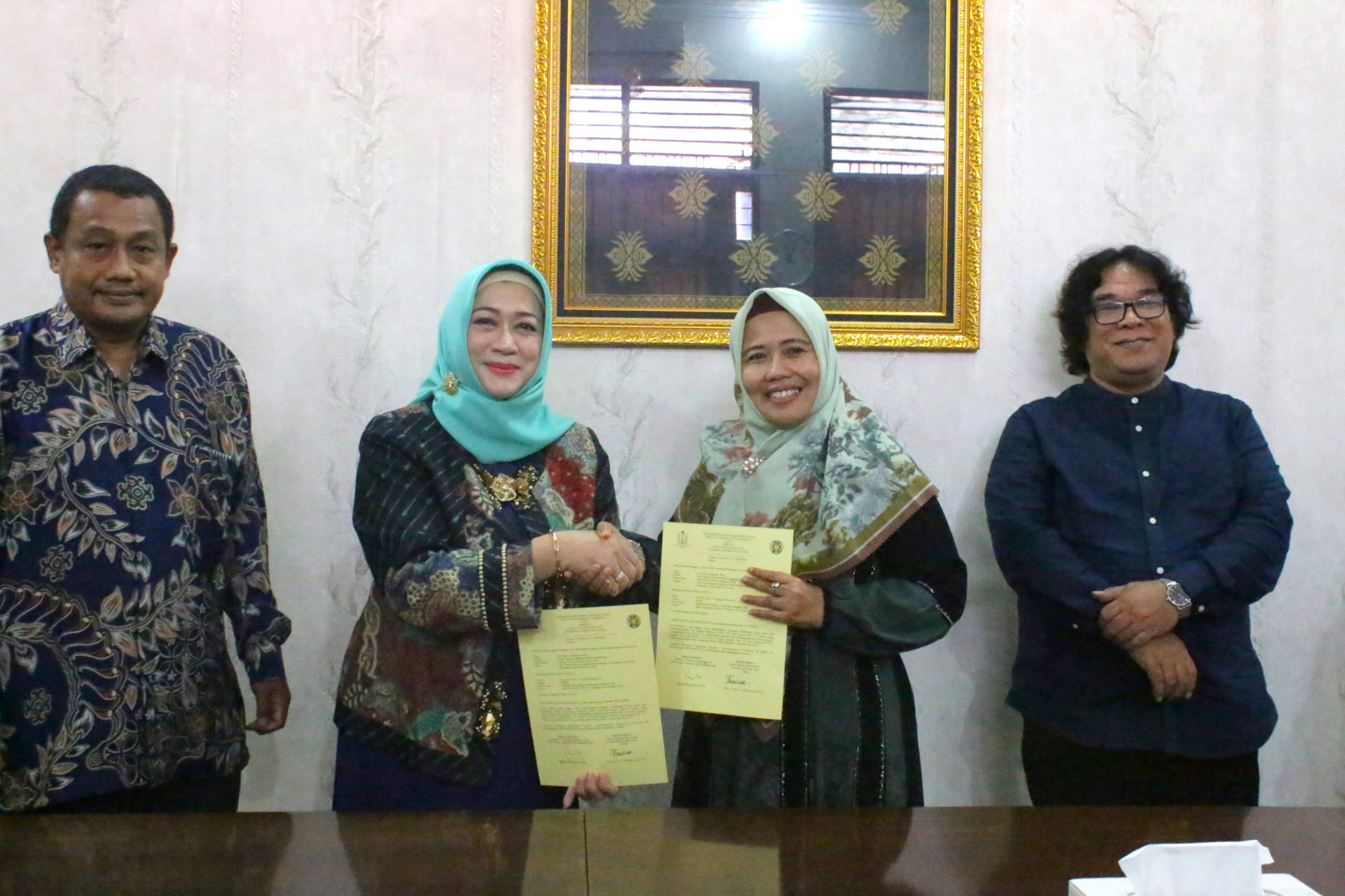 Visit of the Aceh Indonesian Arts and Culture Institute (ISBI) to the Faculty of Cultural Sciences, Universitas Sumatra Utara