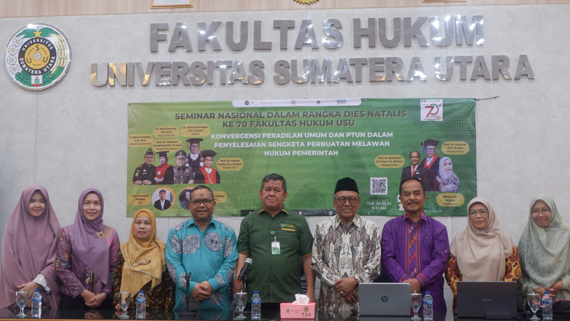 National Seminar "Convergence of General Court and State Administrative Court in Dispute Resolution of Government Wrongful Acts of Law" colored the 70th Anniversary of FH USU