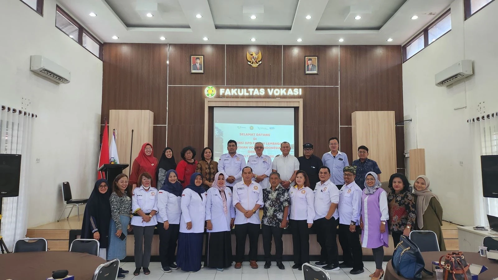 Kegiatan Audiensi DPD Forum Lembaga Pelatihan Vokasi Indonesia dengan Fakultas Vokasi Universitas Sumatera Utara