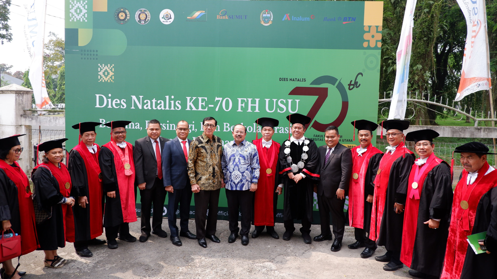 Puncak Perayaan Dies Natalis Ke-70, Fakultas Hukum USU Gelar Orasi Ilmiah dengan Narasumber Ketua Komisi Yudisial RI