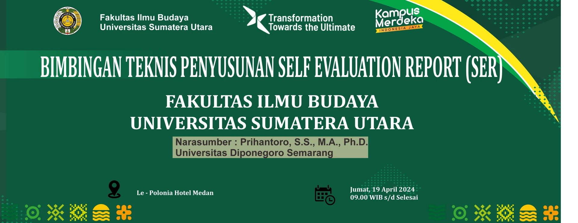 Technical Guidance on Self Evaluation Report (SER) Preparation