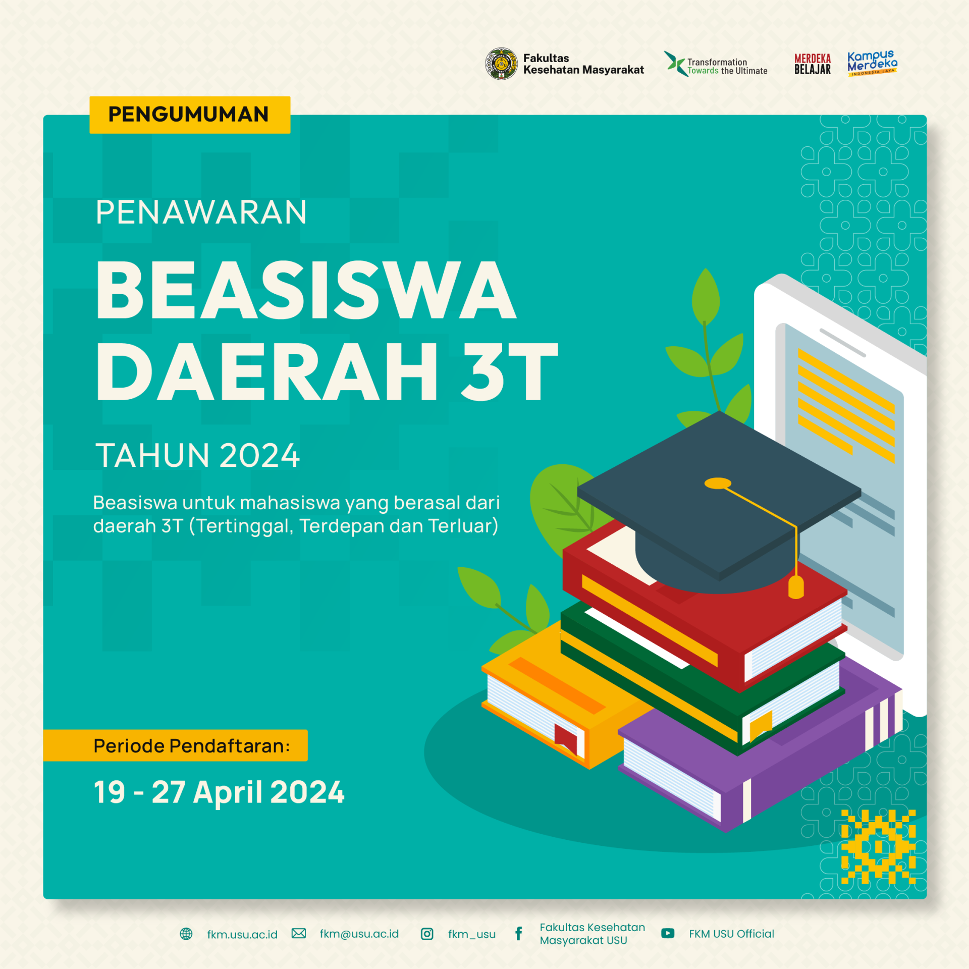 Penawaran Beasiswa Daerah 3T