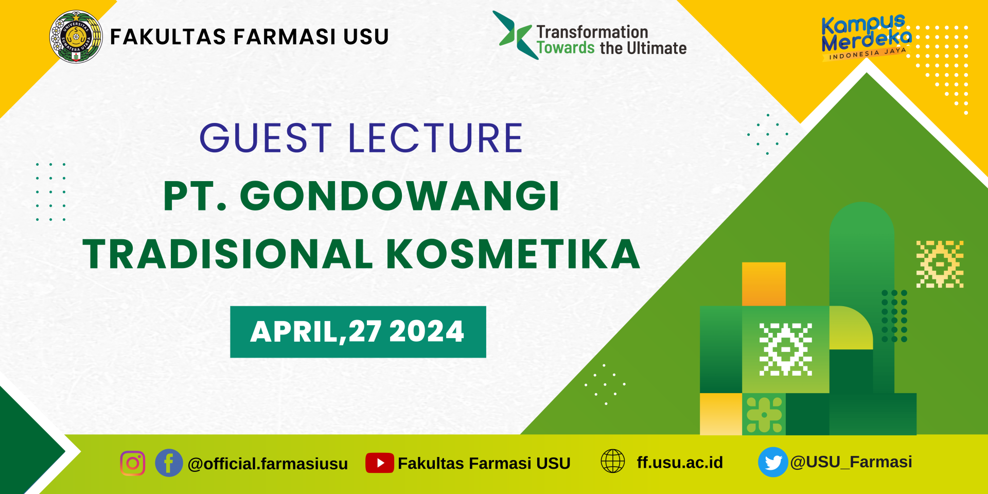 Guest Lecture by PT. Gondowangi Tradisional Kosmetika