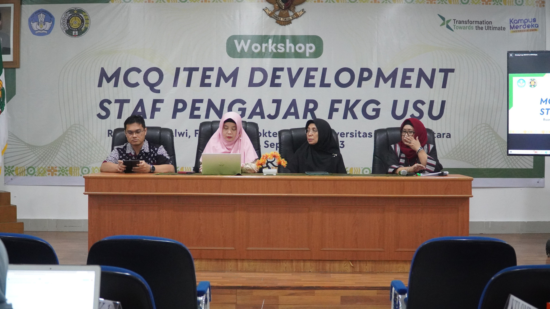 MCQ Item Development Workshop for Faculty of Dentistry USU Lecturers