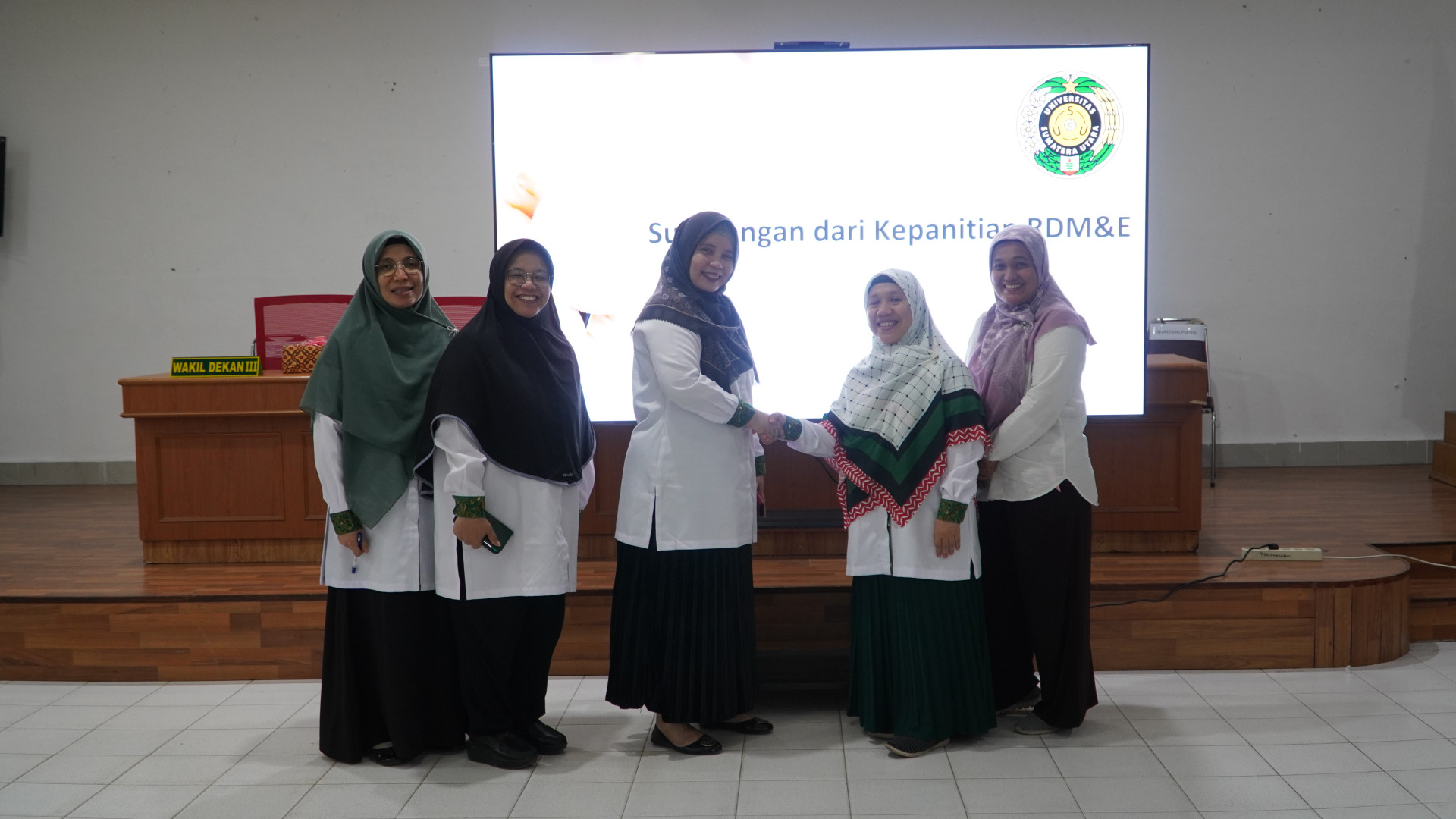 9th RDM&E Committee Donates 98 Inch Smart TV to Faculty of Dentistry USU