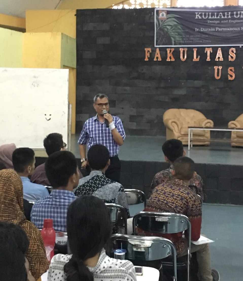 Kuliah Umum Ir. Durain Parmanoan Siregar, M.T.