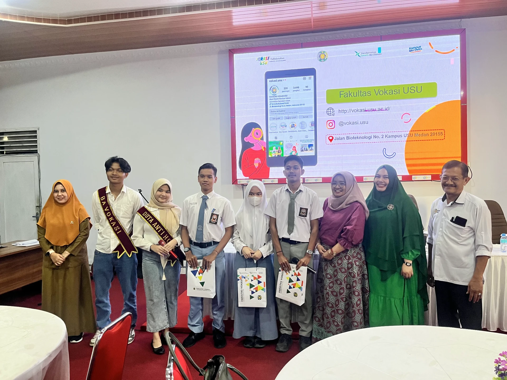Socialization of Human Resources Improvement through Vocational Education and Signing of Cooperation with Tebing Tinggi City BAPPEDA and Tebing Tinggi City Education Office