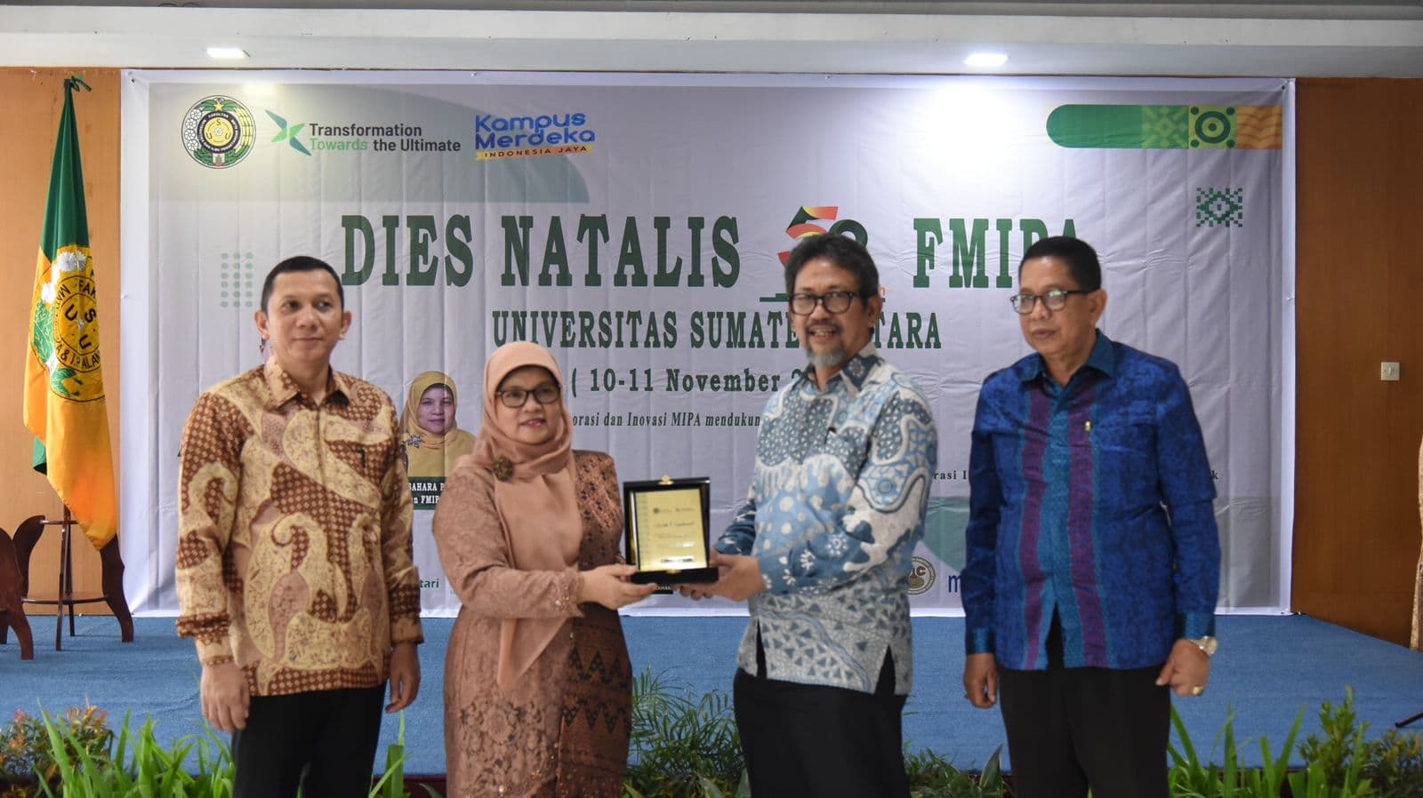 58th Anniversary, FMIPA USU Holds a Scientific Oration