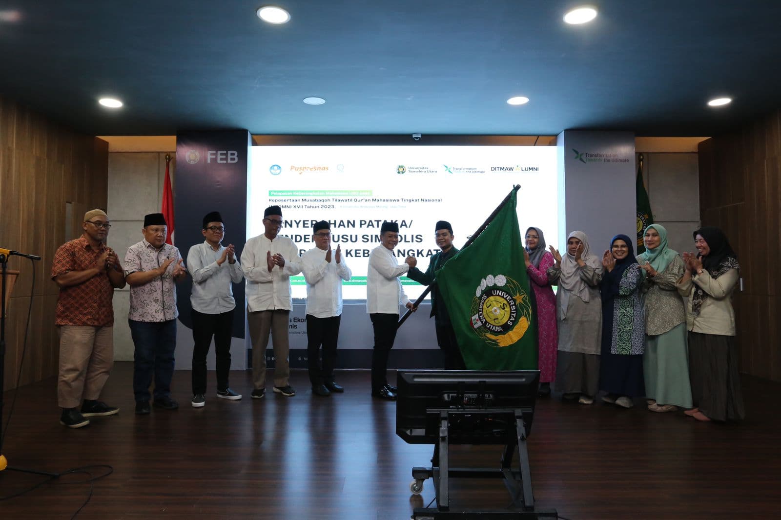 Rector Sends Off Delegates for the MTQMN XVII