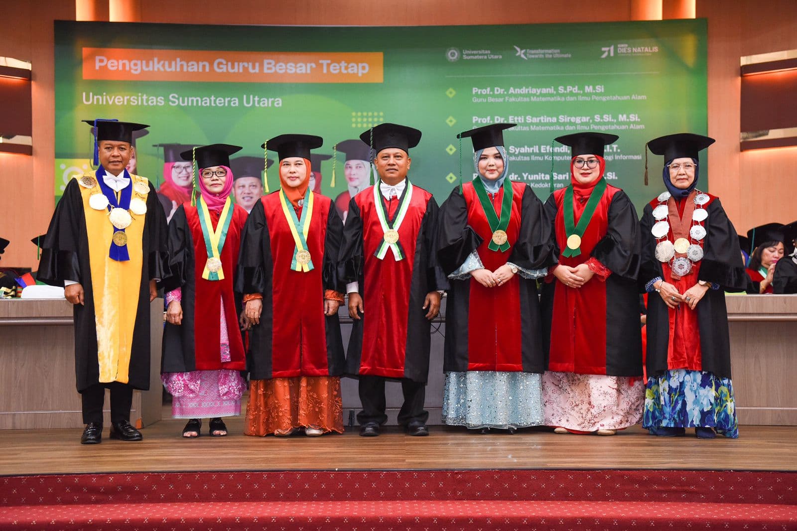 Optimizing Transformation USU Rector Inaugurates 5 Professor