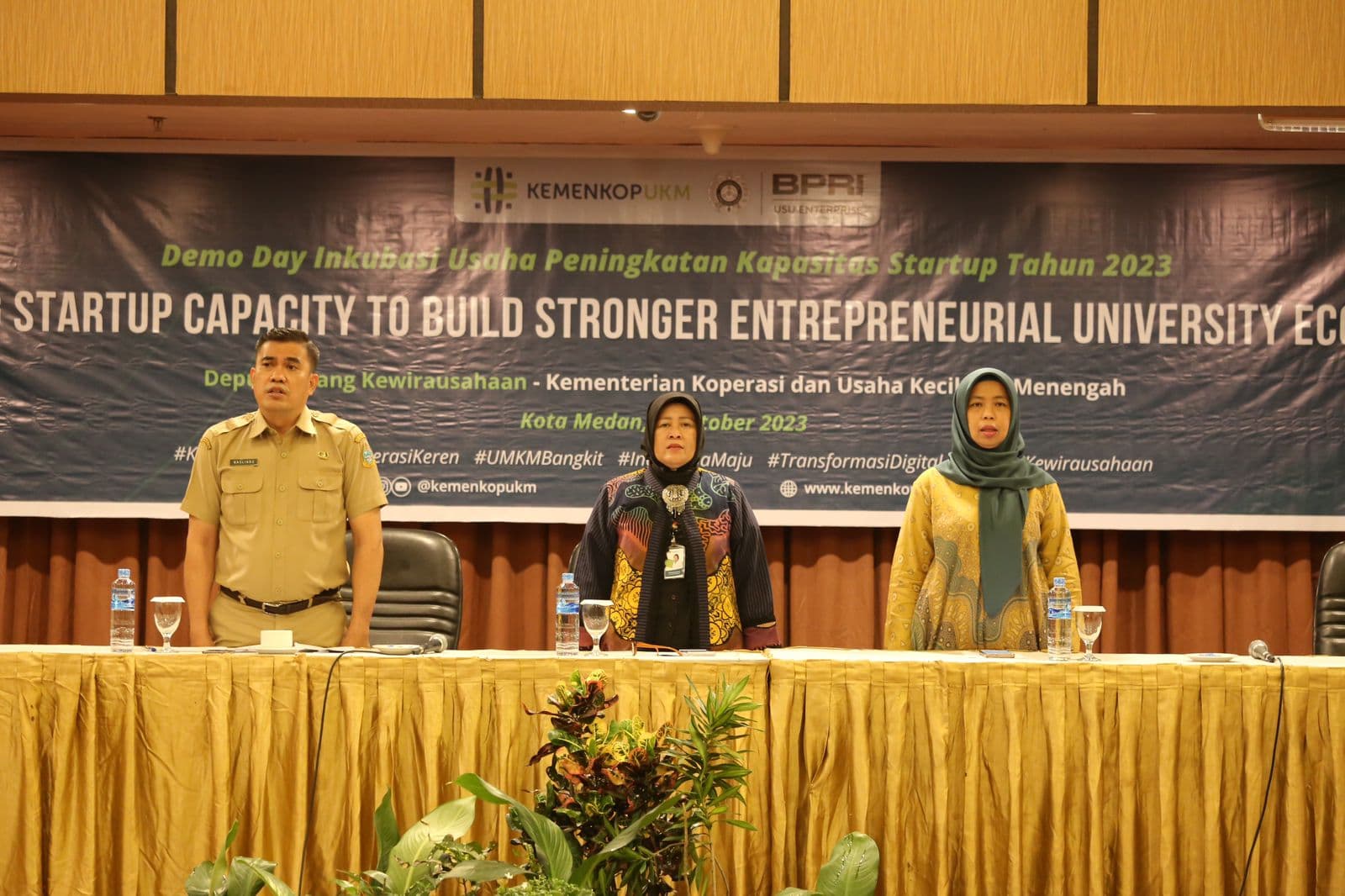 BPRI USU-Kemenkop UKM Demo Day: Start-Up Capacity Building