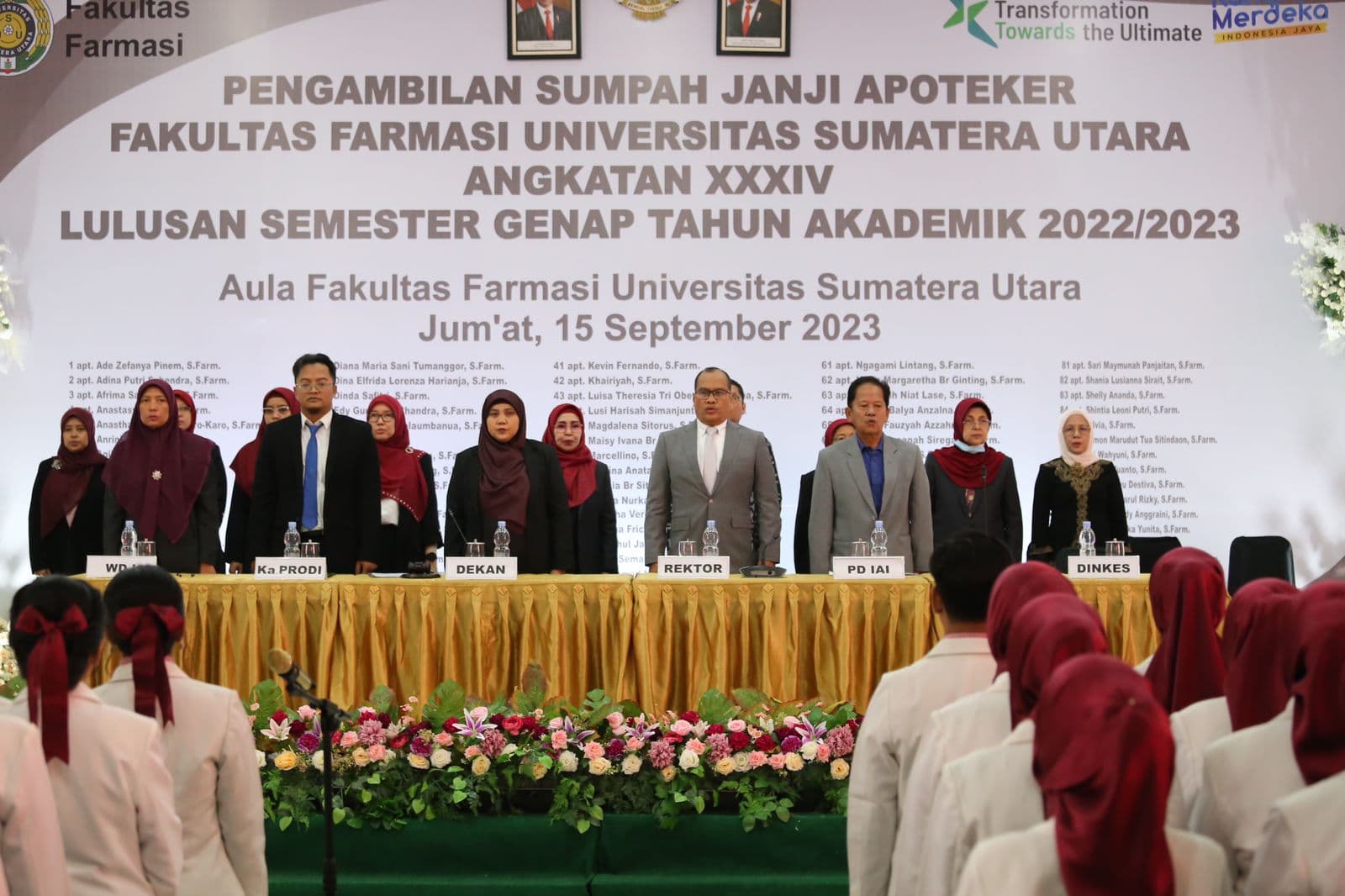 Oath Taking of Pharmacist Batch XXXIV USU Pharmacy