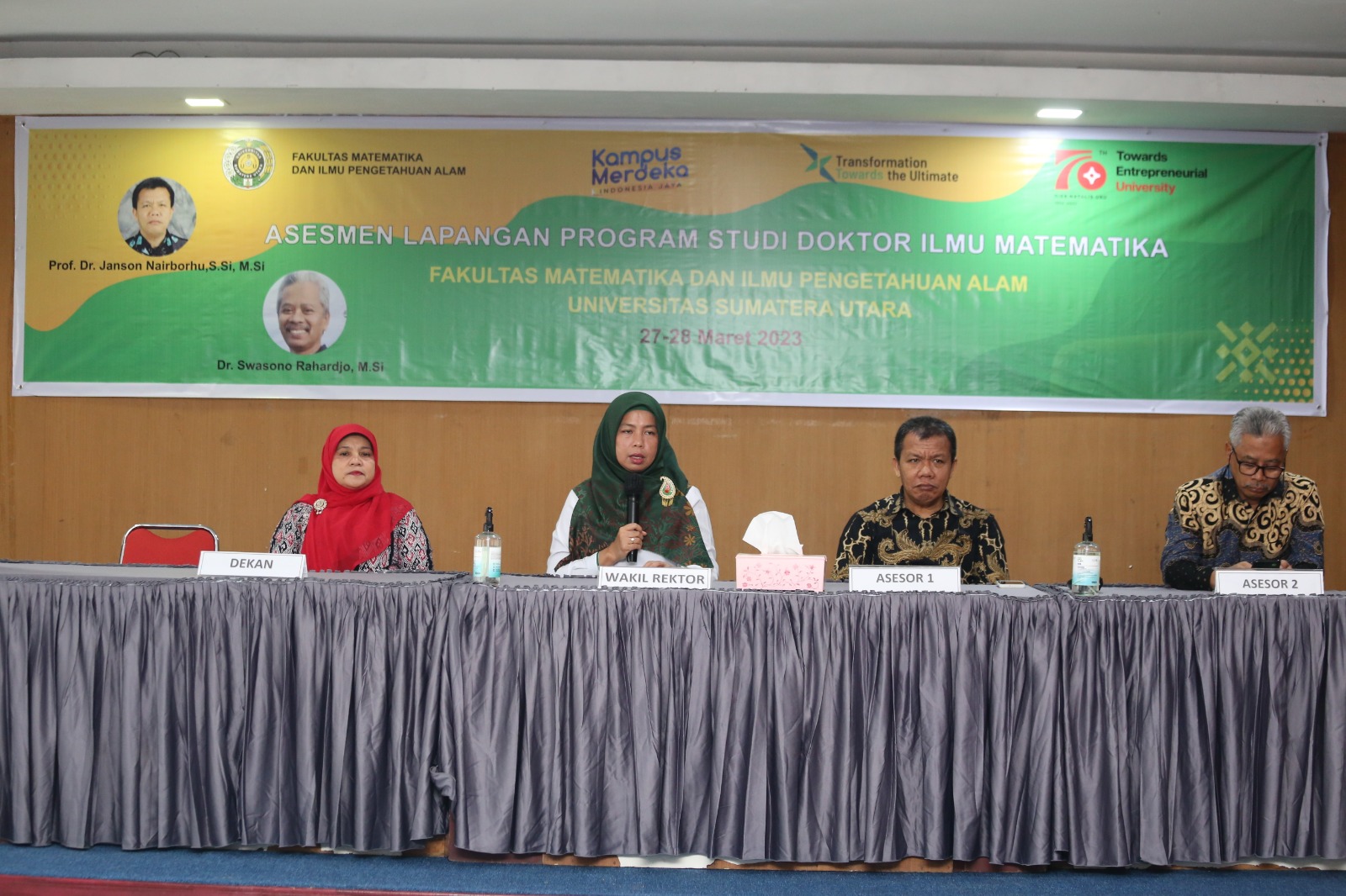 LAMSAMA Field Assessment of Math Science Doctoral FMIPA