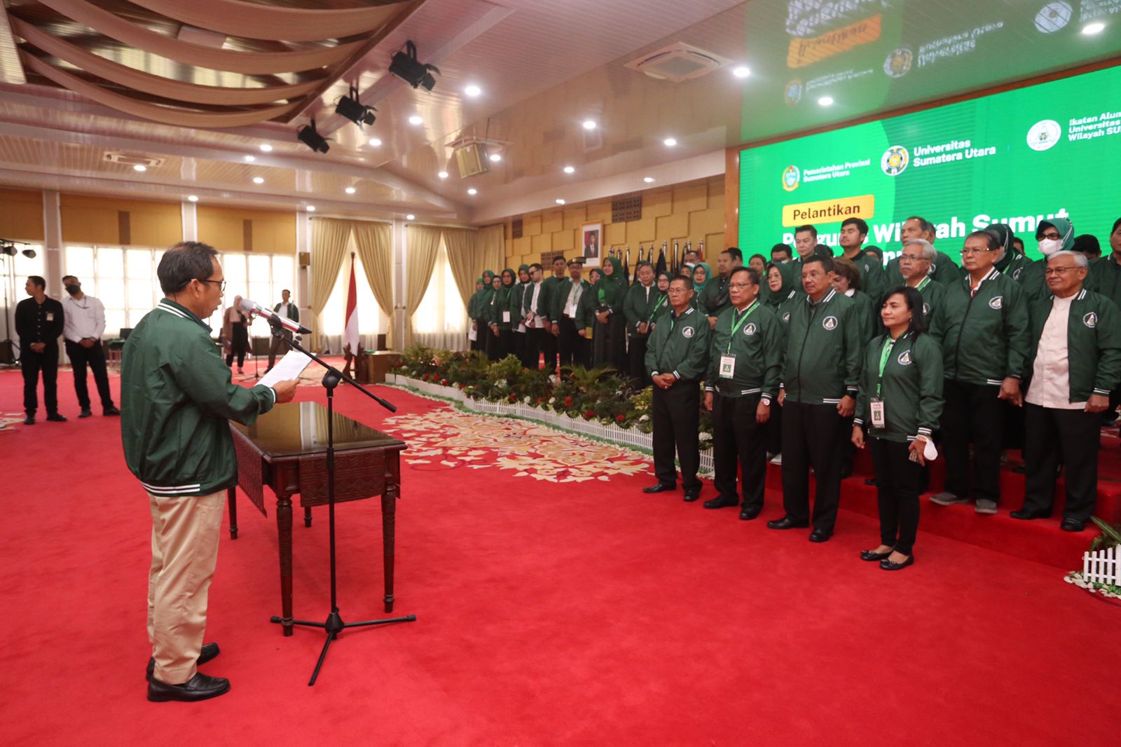 Inauguration of the North Sumatra USU IKA Management