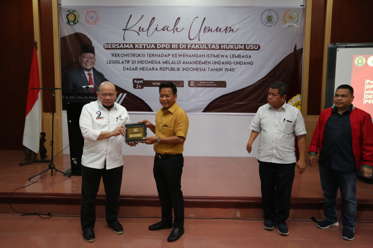 USU Faculty of Law Public Lecture Featuring Chairman of DPD RI