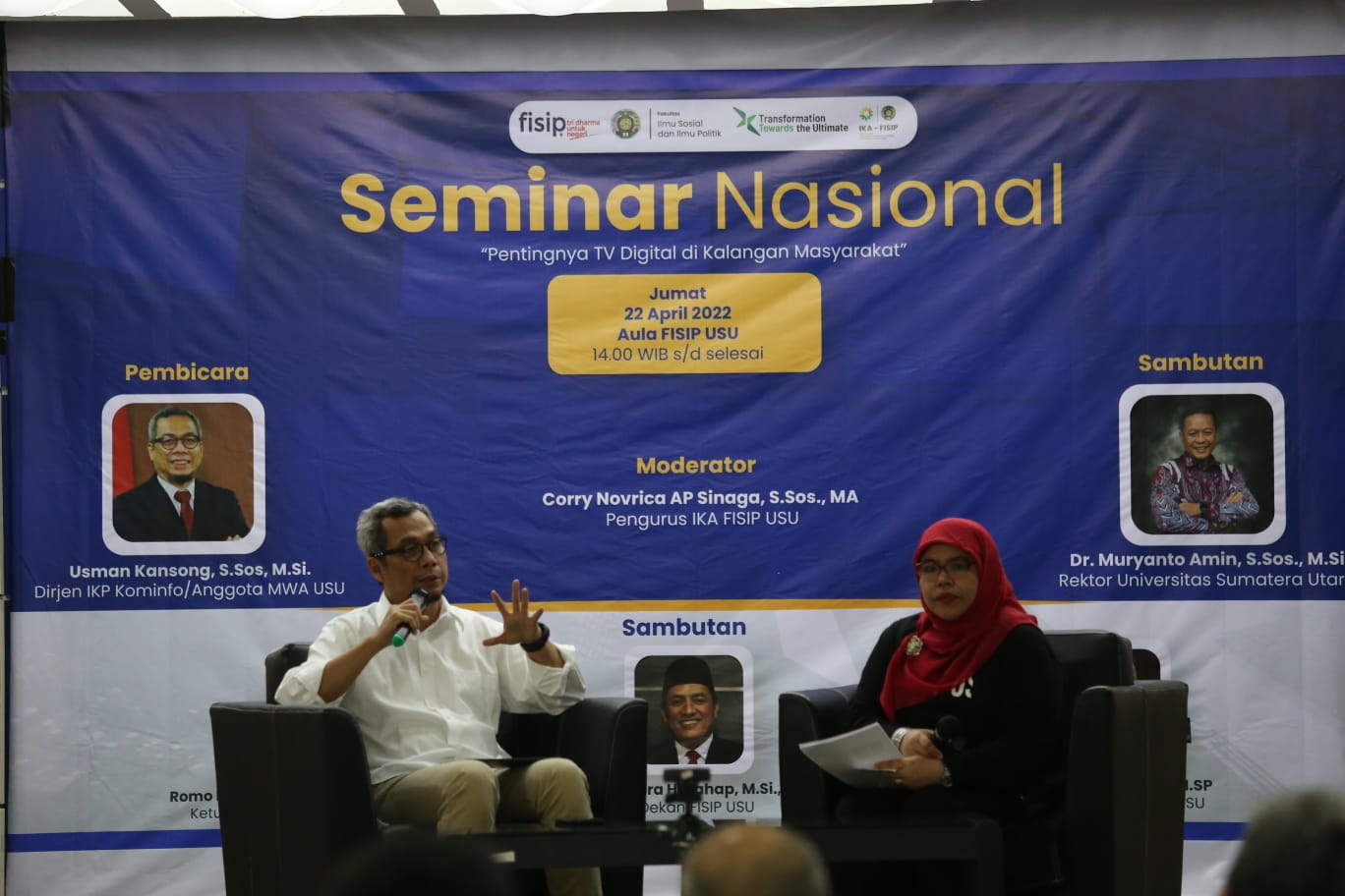 IKA and FISIP USU Present the Director General of Kominfo RI