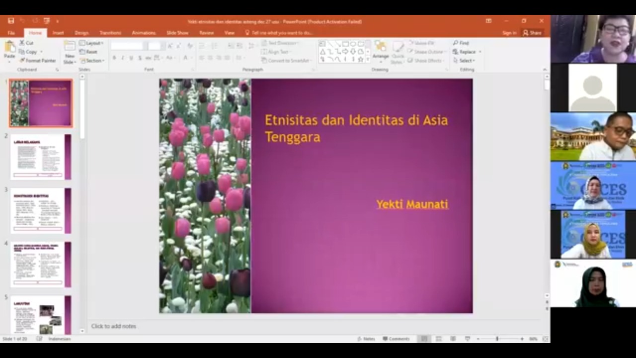 USU PKKE Discusses Ethnicity in Southeast Asia