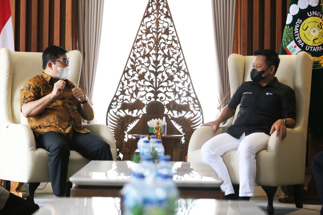 Improve Facilities and Infrastructure, USU Plans Cooperation with PT Waskita Reality
