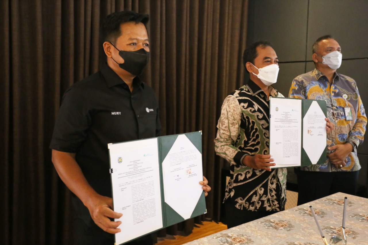 Collaboration with BPJS Employment, USU Internship Students, Street Vendors Will Get Protection