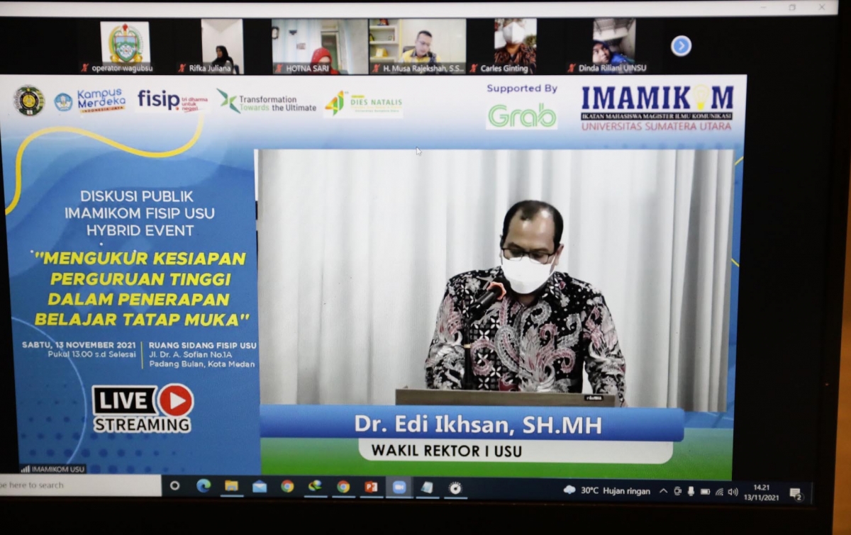 North Sumatra Provincial Government Supports Face-to-Face Meetings to be Implemented by USU
