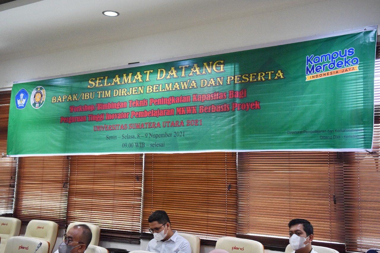 Belmawa Dikti Team Accompanies USU Lecturers in Designing Project-Based MKWK