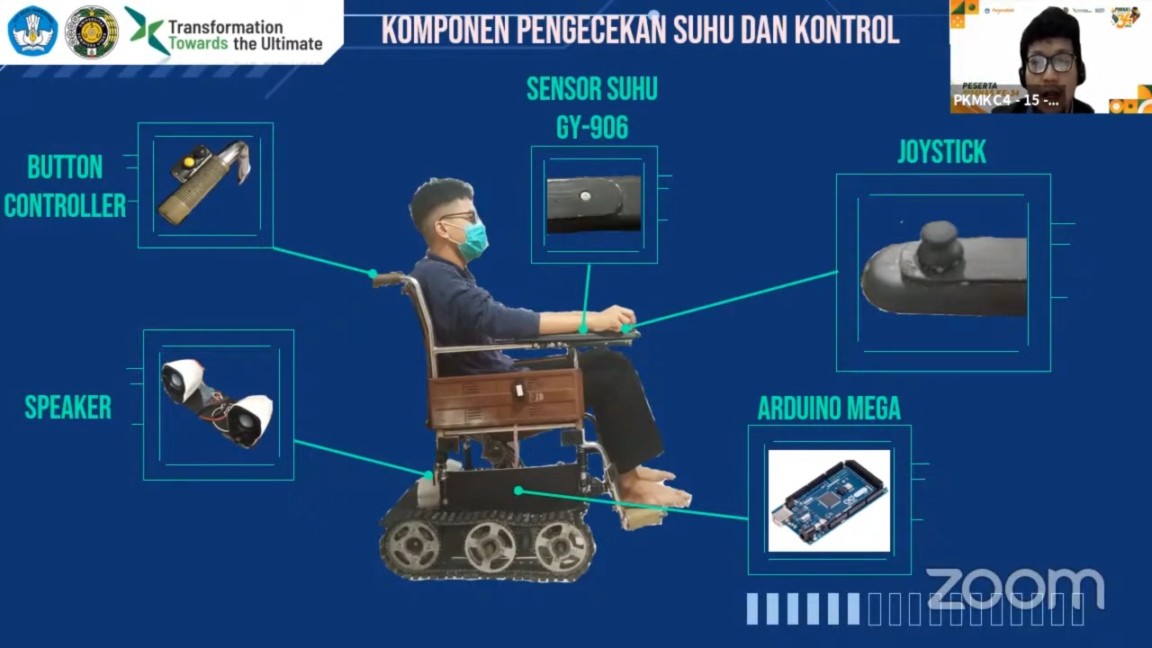 USU PIMNAS Team Presents the Benefits of Kecombrang for Prostate Cancer and Ultrasonic Sensor Wheelchairs