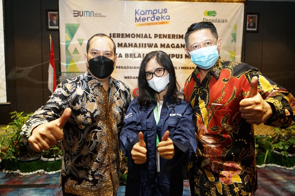 15 USU Students Intern at MBKM at Pegadaian