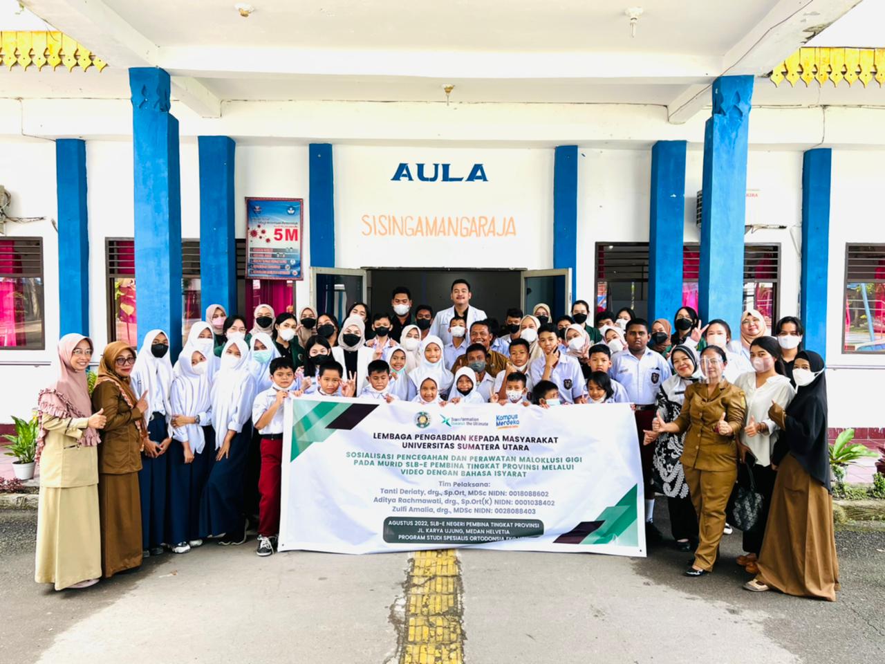 FKG USU Adakan Sosialisasi Pencegahan dan Perawatan Maloklusi Gigi pada Murid SLB-E Negeri Pembina Tingkat Provinsi