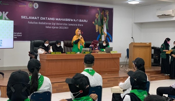 158 Mahasiswa Baru FKG USU mengikuti PKKMB