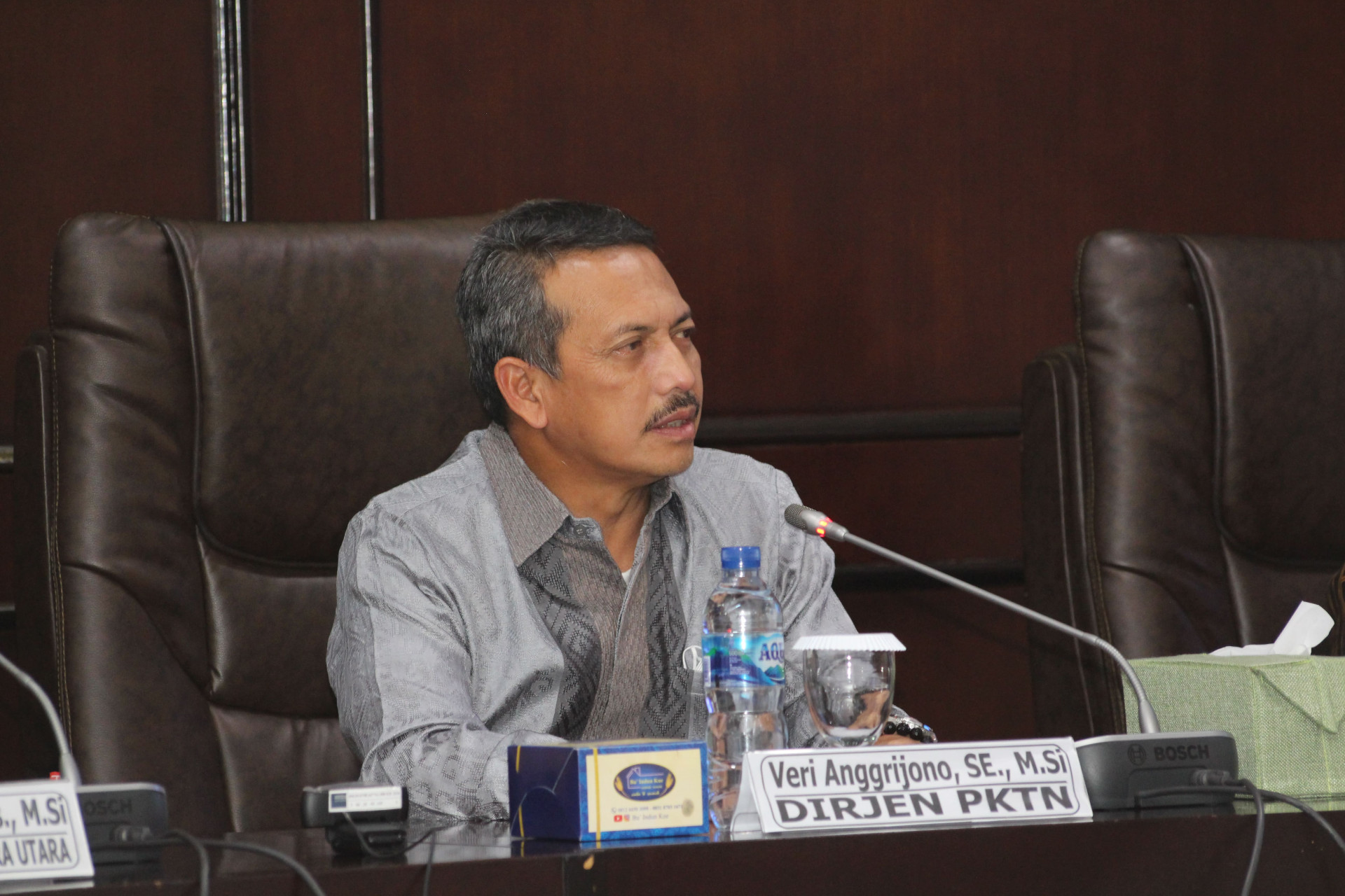 Public lecture and signing of MoA between FMIPA USU and Directorate General of Consumer Protection and Trade Order