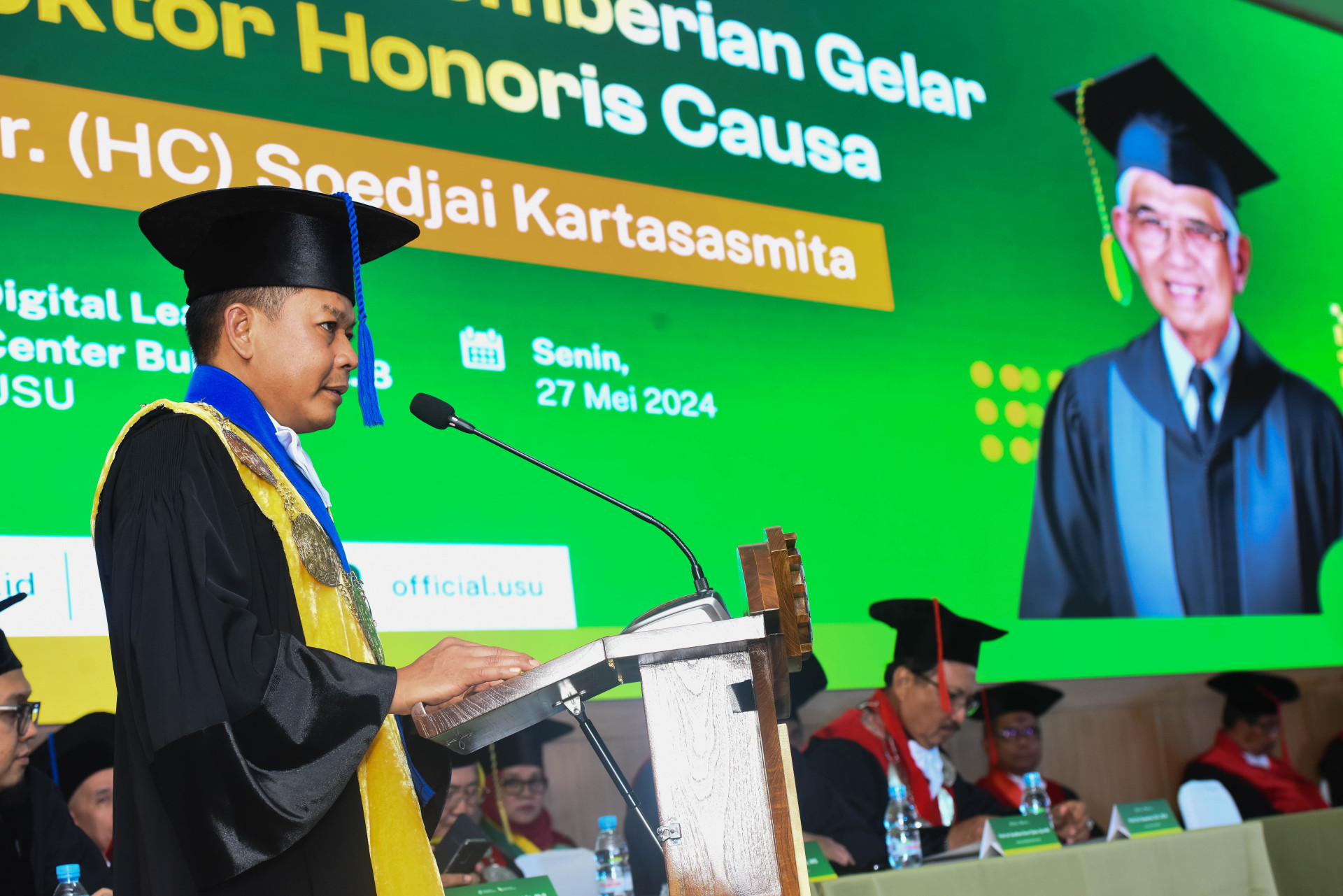 Soedjai Kartasasmita Awarded Honorary Doctorate by USU