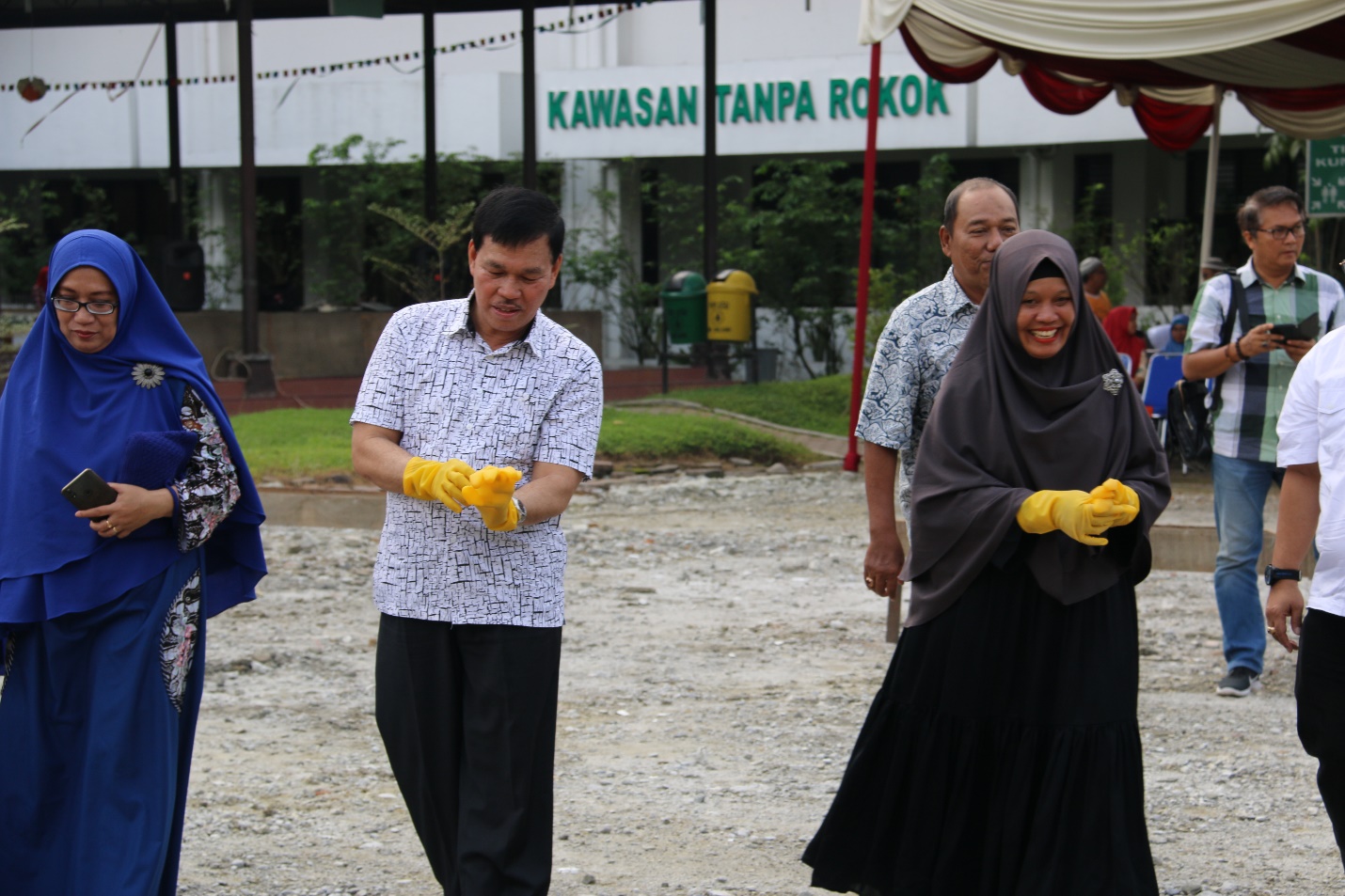 Peletakan Batu Pertama Pembangunan Mushola FKM USU