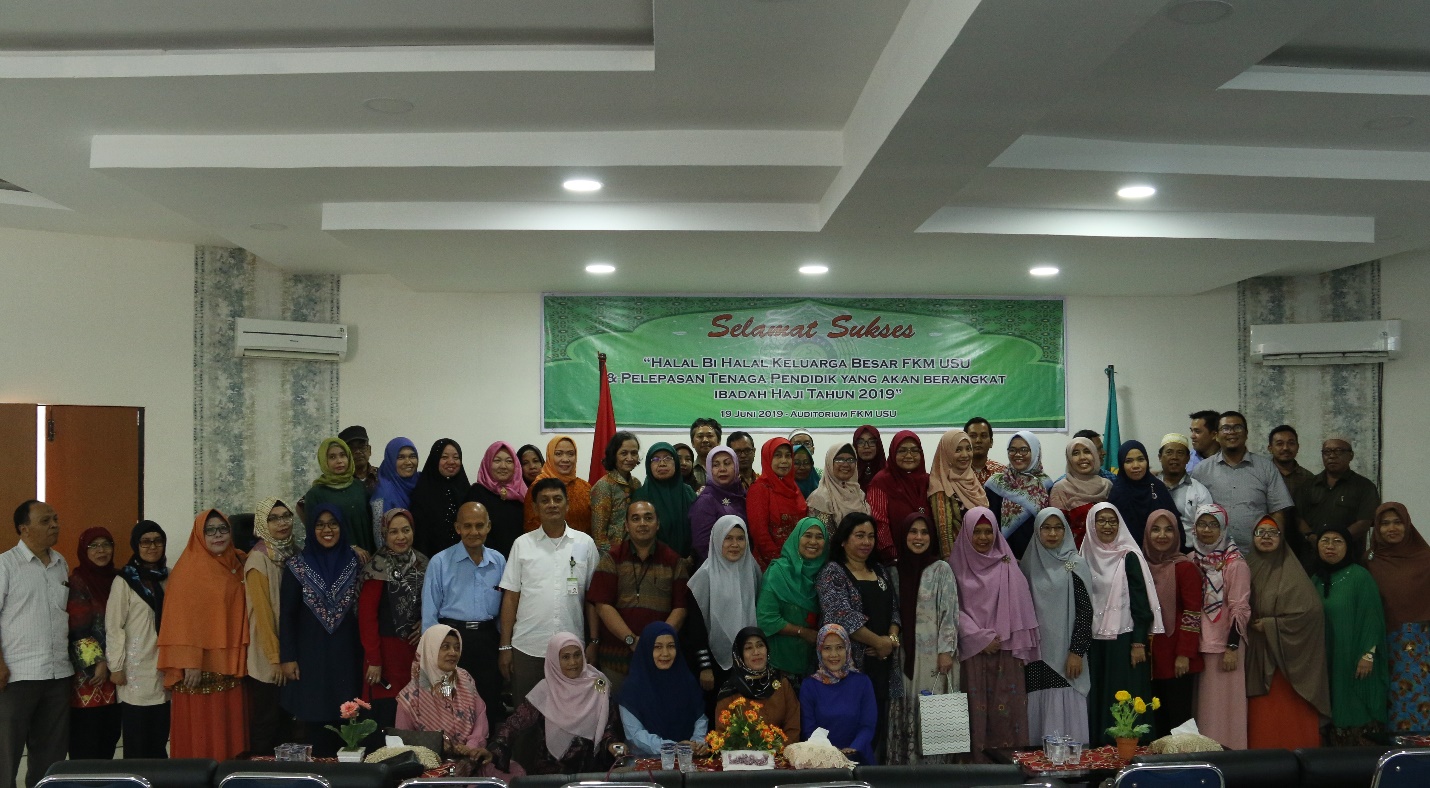 Halal Bi Halal dan Pelepasan Jemaah Haji dari FKM USU