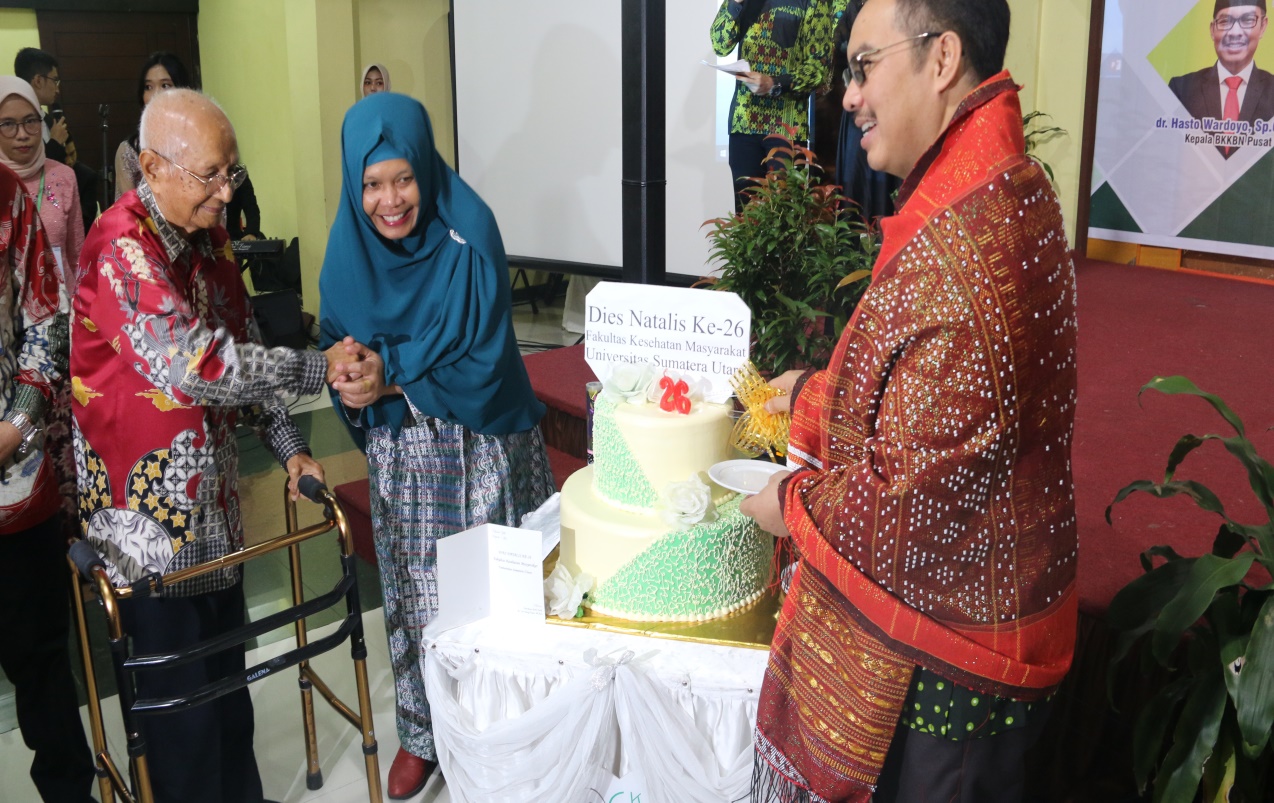 Kuliah Umum Kepala BKKBN Pusat dalam Dies FKM USU ke-26