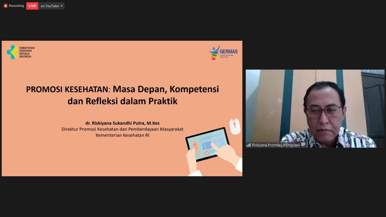 FKM USU Selenggarakan Webinar “Promosi Kesehatan: Masa Depan, Kompetensi, dan Refleksi dalam Praktik”