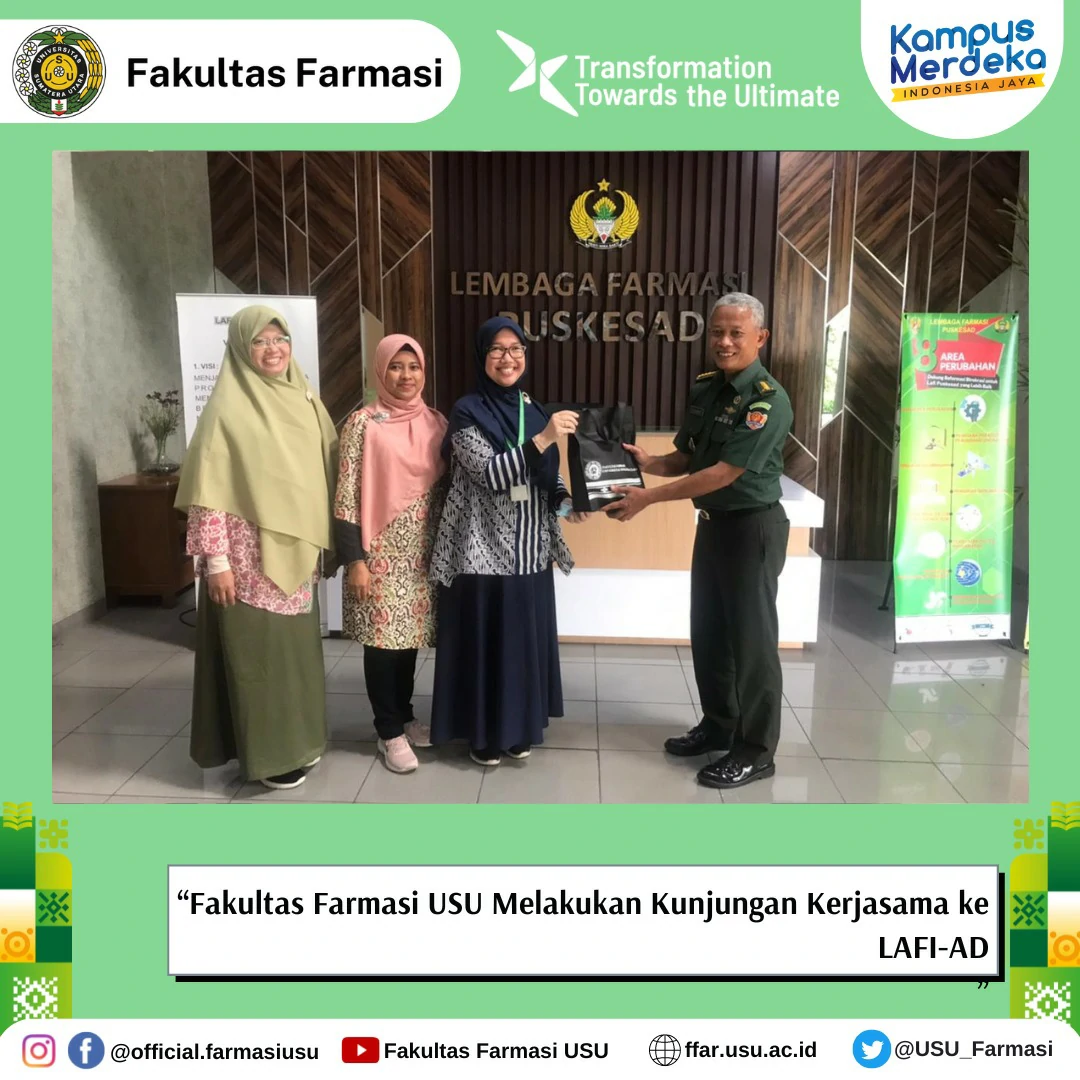 USU Faculty of Pharmacy Conducted Partnership Visit to LAFI-AD