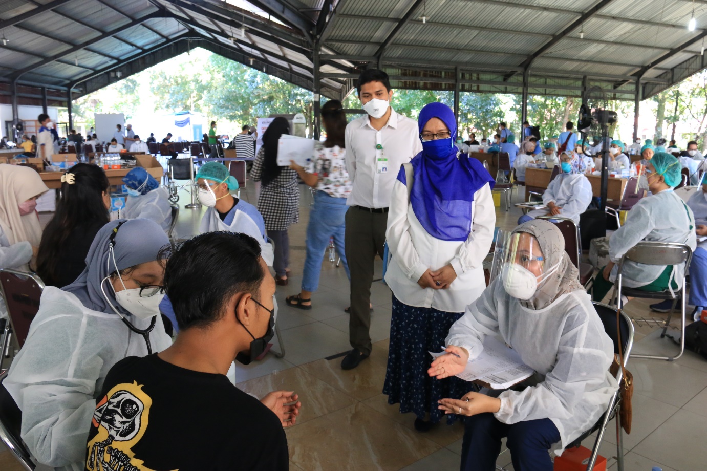 Supervisi Kegiatan Vaksinasi Mahasiswa USU