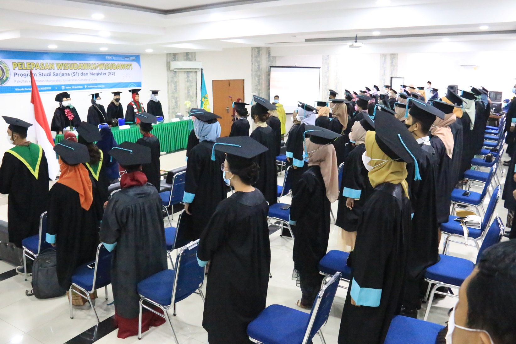 Pelepasan Wisudawan/Wisudawati FKM USU Periode 3 T.A. 2021/2022