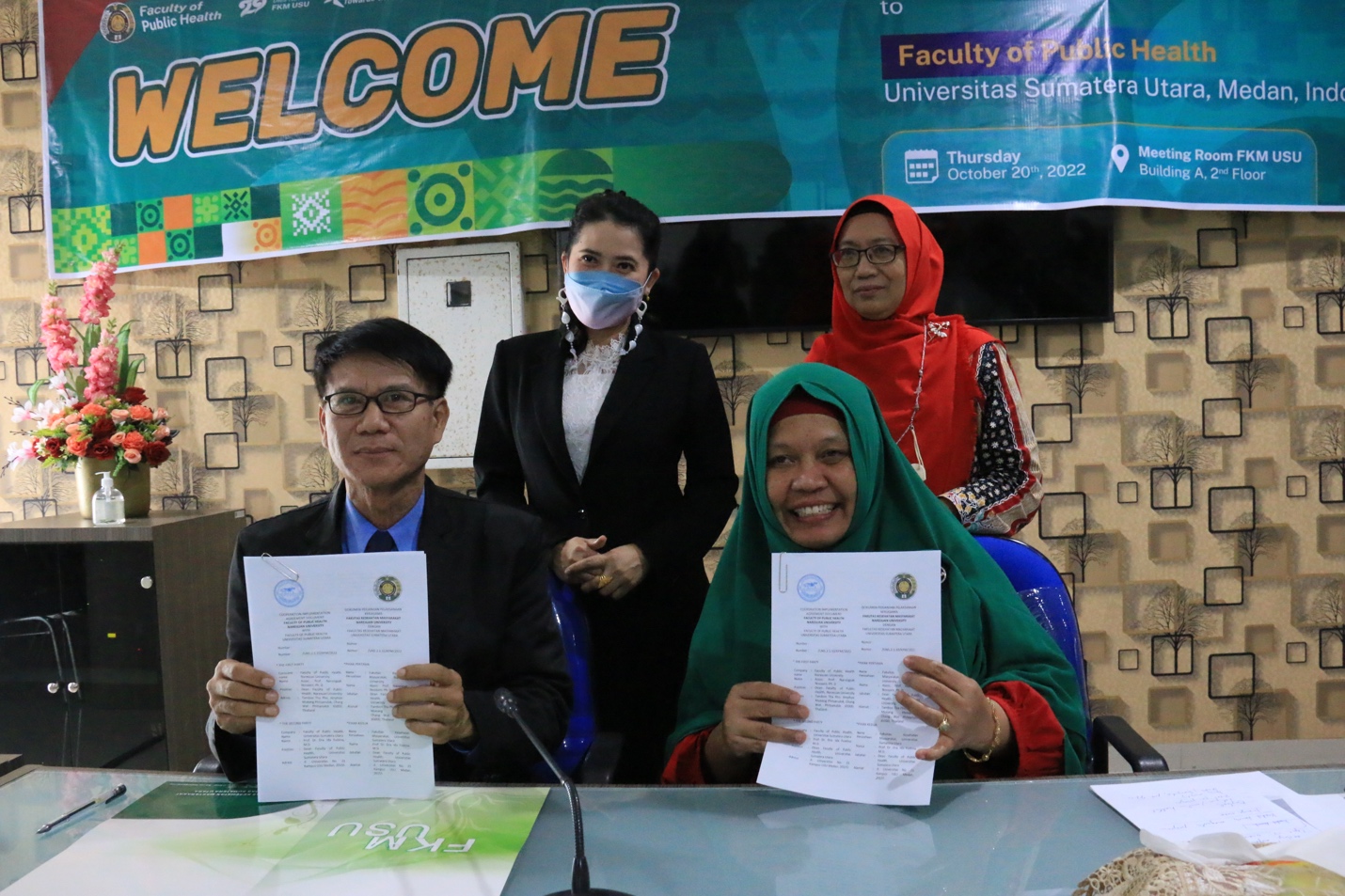 Kunjungan Faculty of Public Health Naresuan University ke FKM USU