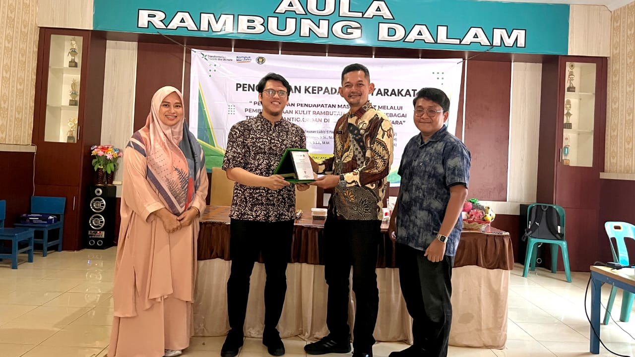 Pengabdian Kepada Masyarakat: Teh Herbal Antioksidan dari Kulit Rambutan dan Lemon