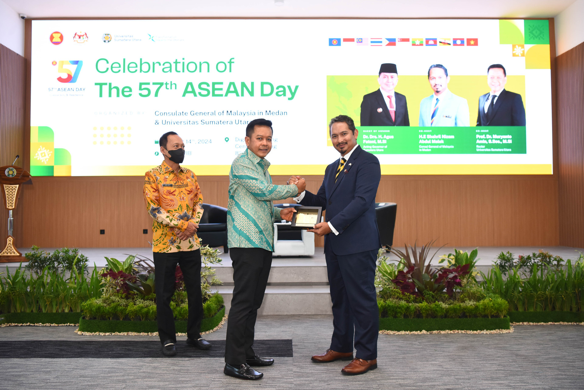 USU and Malaysian Consulate General Celebrate 57th ASEAN Anniversary, Rector: We Support Collaborative Development of Science and Technology